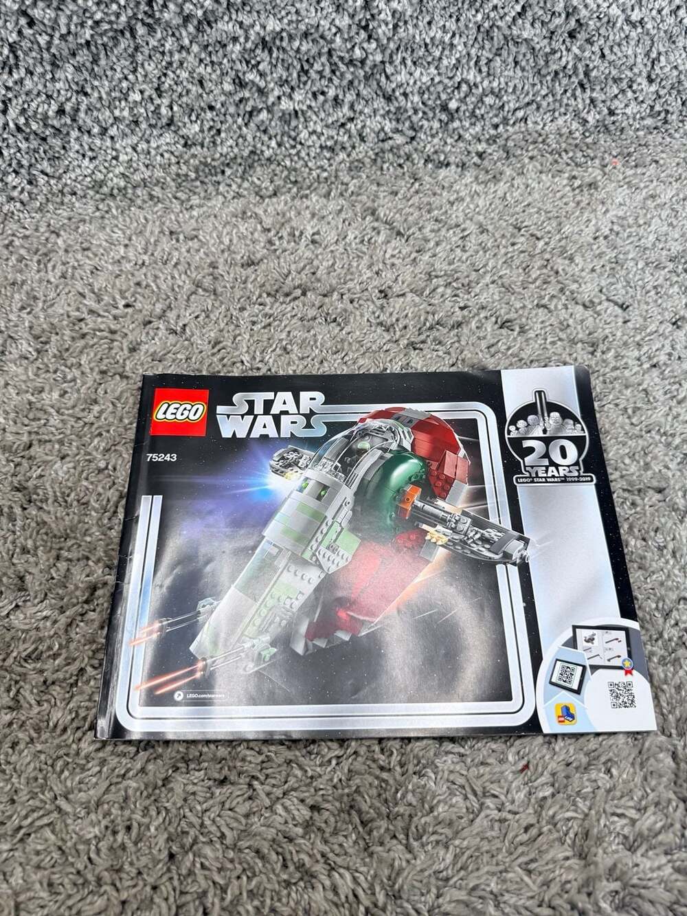 LEGO Star Wars 75243 Slave I – 20th Anniversary Edition Instruction MANUAL ONLY